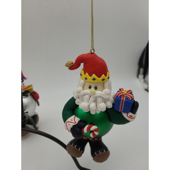 Lot 3 Special Times Collectible Gift Ornaments Penguin Snowman Santa New Boxed - Picture 3 of 15